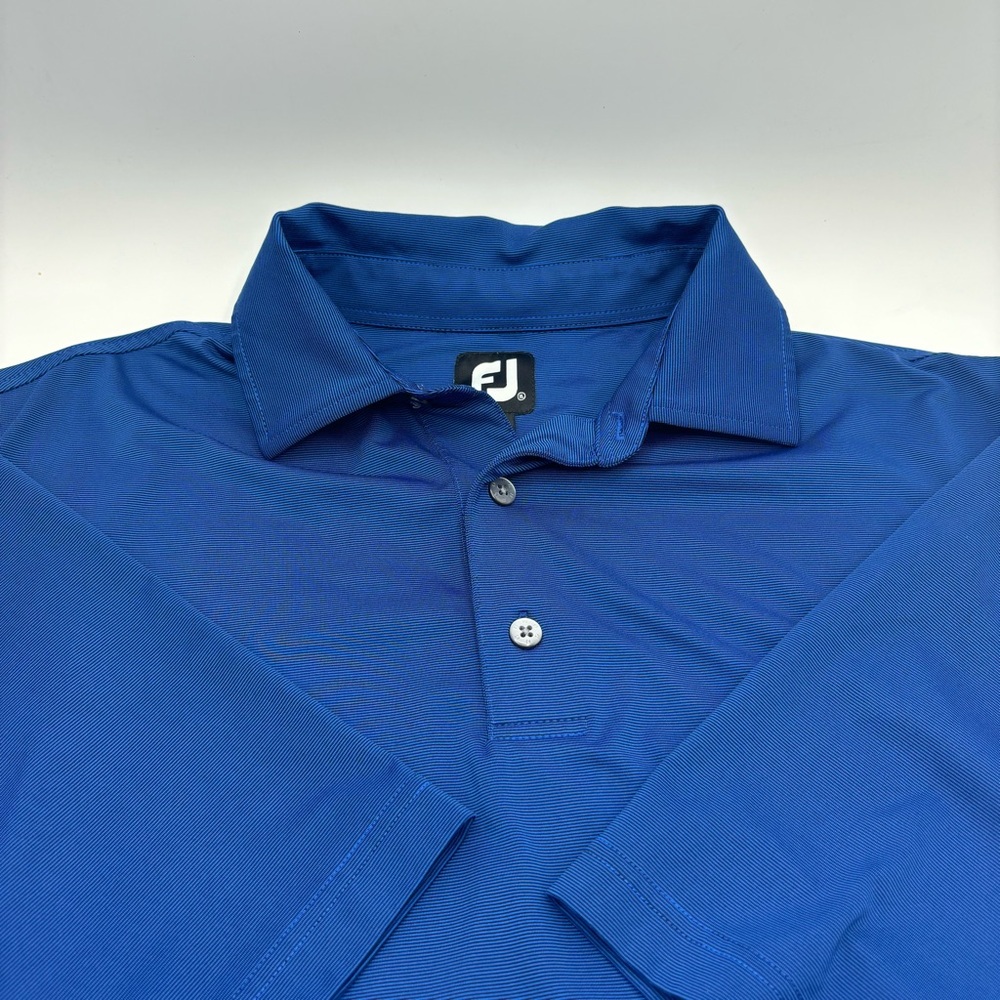 Foot Joy Men's Polo Size XL Royal Blue Polyester